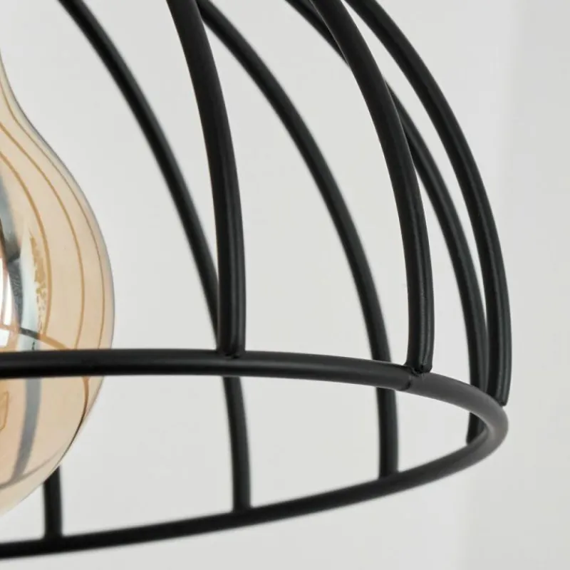 Lampes Industrielles-hofstein Applique murale Orny Écru, Noir, 1 lumière