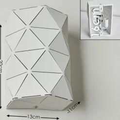 hofstein Applique murale Osby Blanc, 2 lumières* Appliques