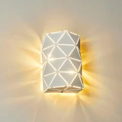 hofstein Applique murale Osby Blanc, 2 lumières* Appliques