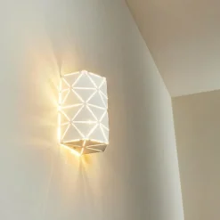 hofstein Applique murale Osby Blanc, 2 lumières* Appliques