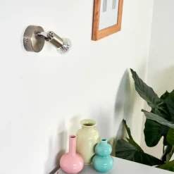 hofstein Applique murale Oula LED Nickel mat, 1 lumière