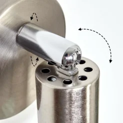 hofstein Applique murale Oula LED Nickel mat, 1 lumière