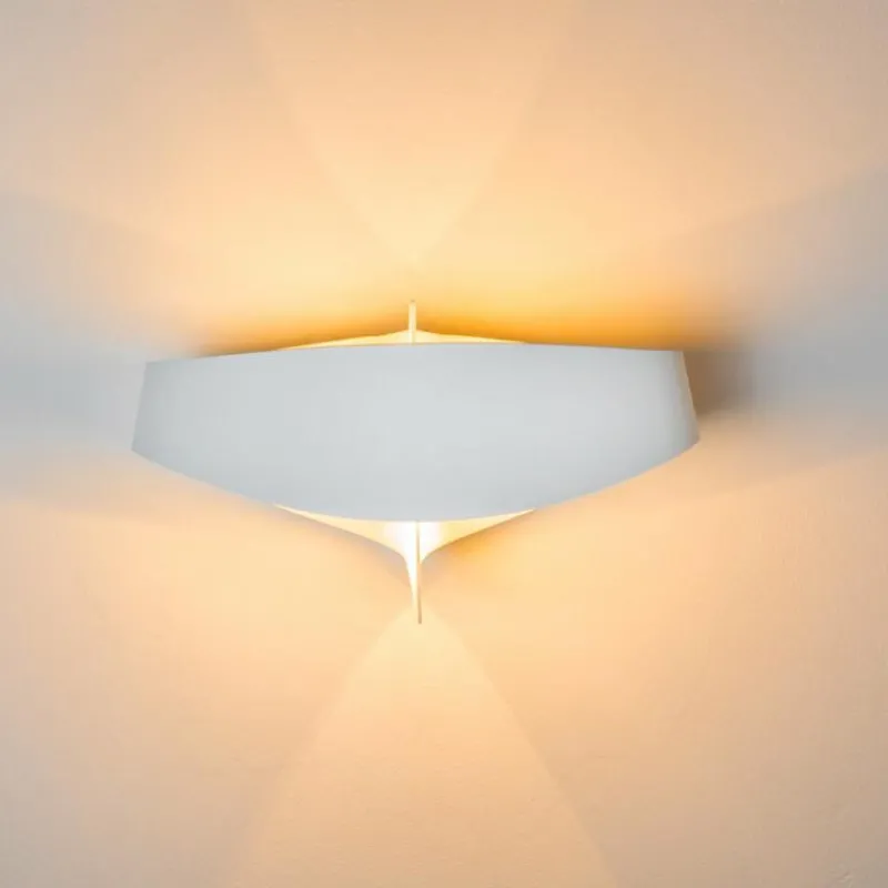 hofstein Applique murale Padua Blanc, 2 lumières