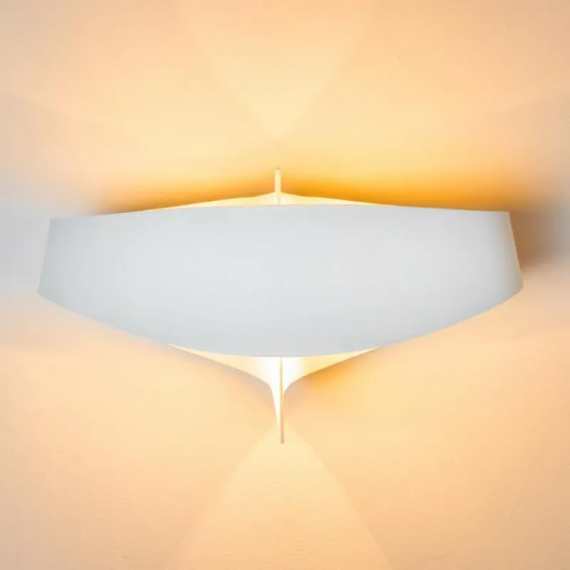 hofstein Applique murale Padua Blanc, 2 lumières