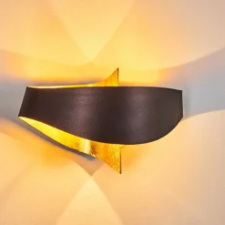 Lampe Turque-hofstein Applique murale Padua Brun doré, 2 lumières