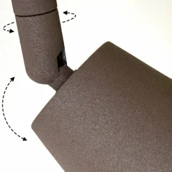 Lampes Vintages & Rétros-hofstein Applique murale Palaina Brun, 1 lumière