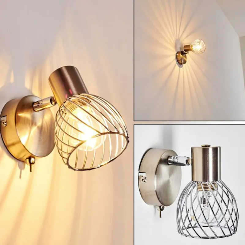 hofstein Applique murale Parado Nickel mat, 1 lumière