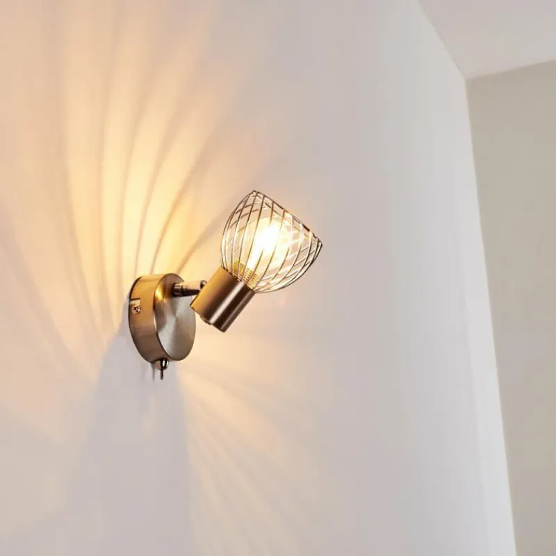 hofstein Applique murale Parado Nickel mat, 1 lumière