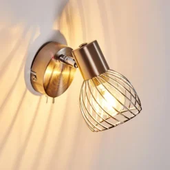 hofstein Applique murale Parado Nickel mat, 1 lumière