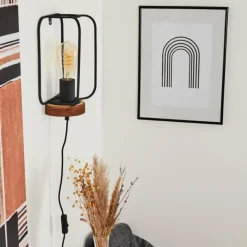 Lampes Vintages & Rétros-hofstein Applique murale Pasteur Écru, 1 lumière