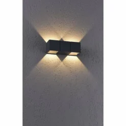 Luminaires Paul Neuhaus Applique murale Paul Neuhaus MARCEL LED Anthracite, 2 lumières