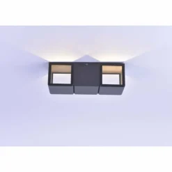 Luminaires Paul Neuhaus Applique murale Paul Neuhaus MARCEL LED Anthracite, 2 lumières