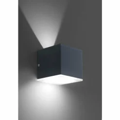 Paul Neuhaus Q-Serie Applique murale Paul Neuhaus Q-AMIN LED Anthracite, 1 lumière, Télécommandes, Changeur de couleurs