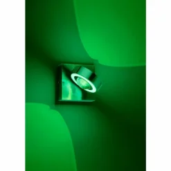 Paul Neuhaus Q-Serie Applique murale Paul Neuhaus Q-MIA LED Argenté, 2 lumières, Télécommandes, Changeur de couleurs