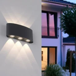 Luminaires Paul Neuhaus Applique murale Paul Neuhaus CARLO LED Anthracite, 6 lumières