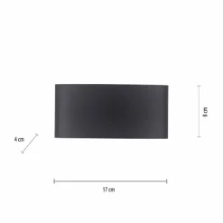 Luminaires Paul Neuhaus Applique murale Paul Neuhaus CARLO LED Anthracite, 6 lumières