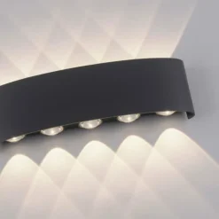 Luminaires Paul Neuhaus Applique murale Paul Neuhaus CARLO LED Anthracite, 10 lumières