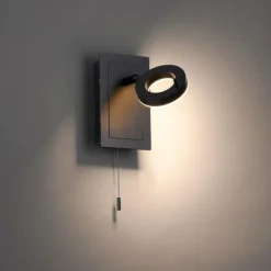Luminaires Paul Neuhaus Applique murale Paul Neuhaus SILEDA Anthracite, 1 lumière* Éclairage Led
