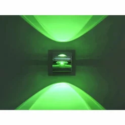 Paul Neuhaus Q-Serie Applique Murale Paul Neuhaus Q-Fisheye LED Acier inoxydable, 2 lumières, Télécommandes, Changeur de couleurs