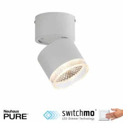 Luminaires Paul Neuhaus Applique murale Paul Neuhaus PURE-NOLA LED Blanc, 1 lumière* Éclairage Led