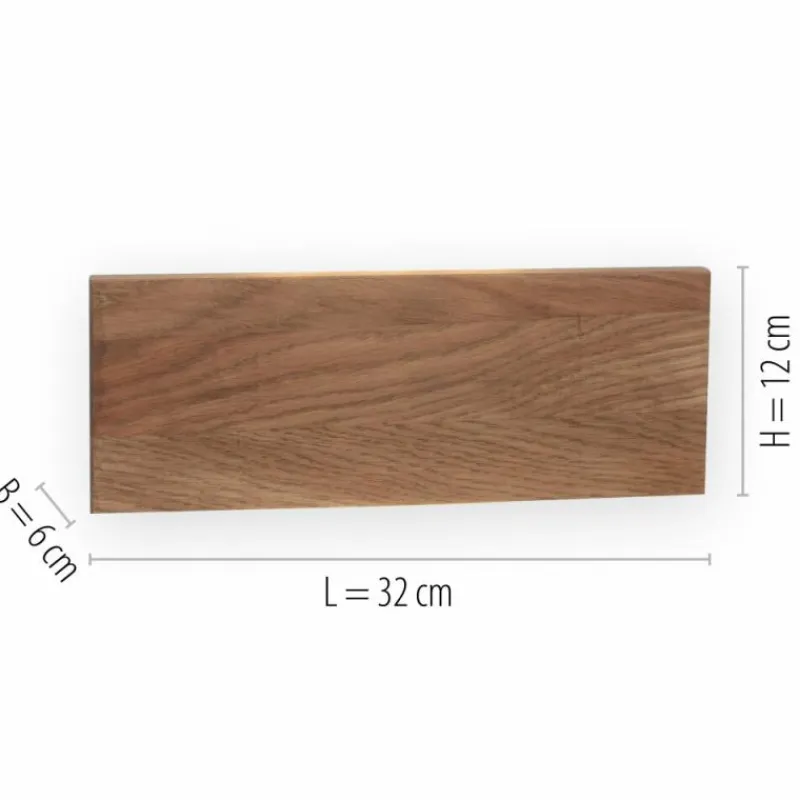 Lampes En Bois-Luminaires Paul Neuhaus Applique murale Paul-Neuhaus PALMA Gris, Bois clair, 1 lumière