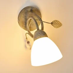 hofstein Applique murale Peccia Gris, 1 lumière