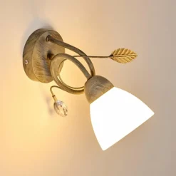 hofstein Applique murale Peccia Gris, 1 lumière