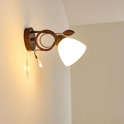 hofstein Applique murale Peccia Rouille, 1 lumière