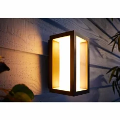 Luminaires Philips Applique murale Philips Hue Ambiance White & Color Impress LED Noir, 1 lumière, Changeur de couleurs