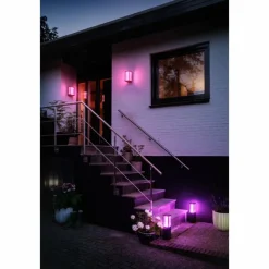 Luminaires Philips Applique murale Philips Hue Ambiance White & Color Impress LED Noir, 1 lumière, Changeur de couleurs