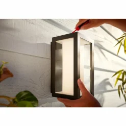 Luminaires Philips Applique murale Philips Hue Ambiance White & Color Impress LED Noir, 1 lumière, Changeur de couleurs