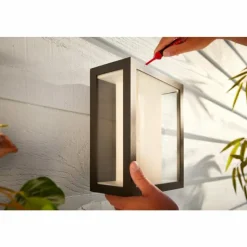 Luminaires Philips Applique murale Philips Hue Ambiance White & Color Impress LED Noir, 1 lumière, Changeur de couleurs