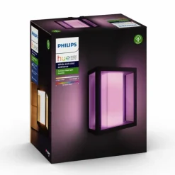 Luminaires Philips Applique murale Philips Hue Ambiance White & Color Impress LED Noir, 1 lumière, Changeur de couleurs