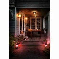Luminaires Philips Applique murale Philips Hue Ambiance White & Color Econic LED Noir, 1 lumière, Changeur de couleurs