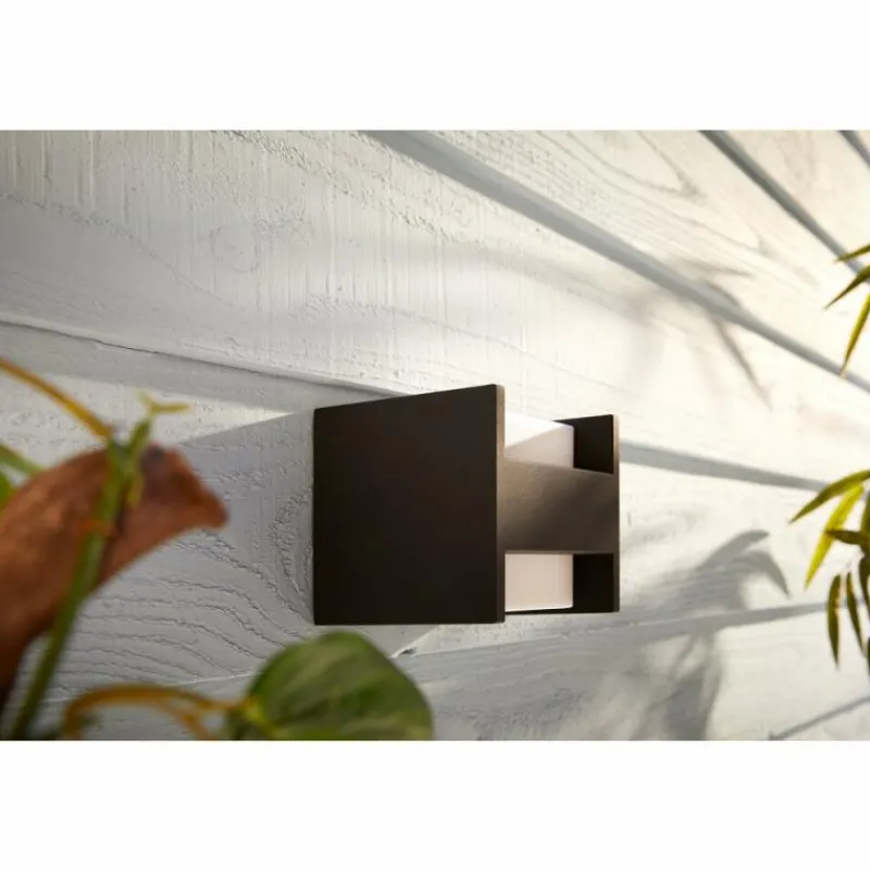 Luminaires Philips Applique murale Philips Hue White Fuzo LED Noir, 1 lumière