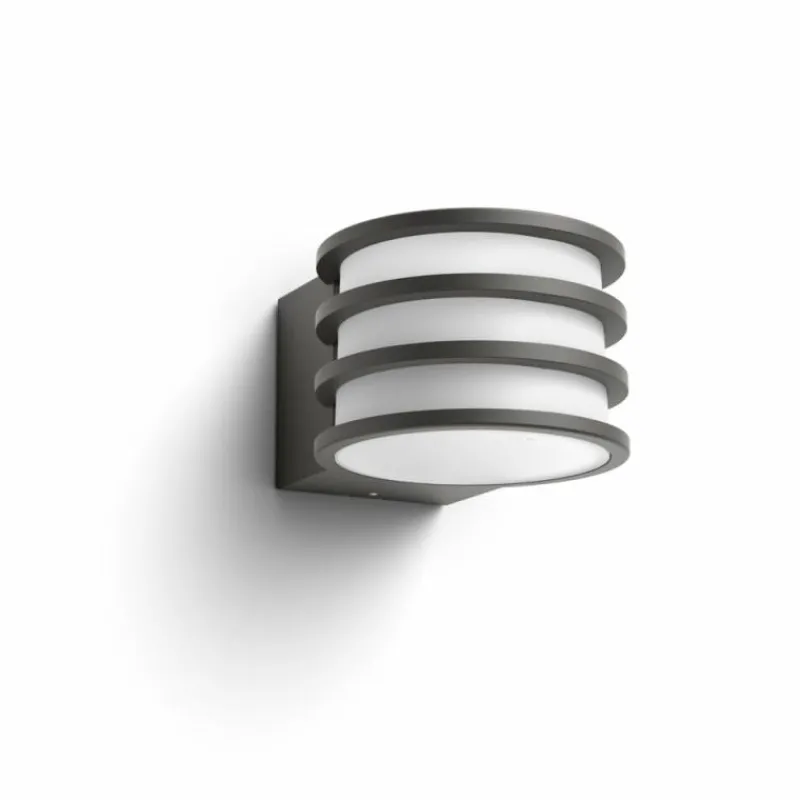 Luminaires Philips Applique murale Philips Hue White Lucca Anthracite, 1 lumière