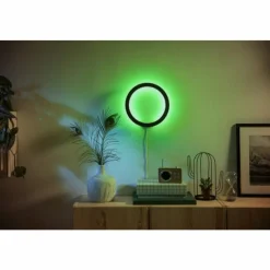 Luminaires Philips Applique murale Philips Hue Ambiance White & Color Sana LED Noir, 1 lumière, Changeur de couleurs