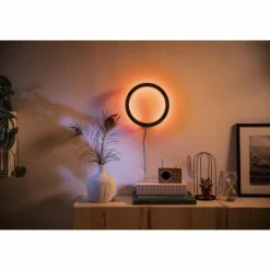Luminaires Philips Applique murale Philips Hue Ambiance White & Color Sana LED Noir, 1 lumière, Changeur de couleurs