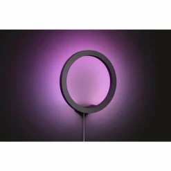 Luminaires Philips Applique murale Philips Hue Ambiance White & Color Sana LED Noir, 1 lumière, Changeur de couleurs