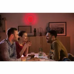 Luminaires Philips Applique murale Philips Hue Ambiance White & Color Sana LED Noir, 1 lumière, Changeur de couleurs