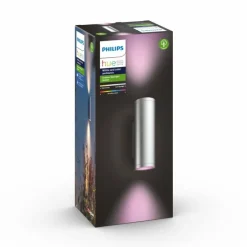 Luminaires Philips Applique murale Philips Hue White and Color Ambiance Appear LED Argenté, 2 lumières