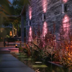 Luminaires Philips Applique murale Philips Hue White and Color Ambiance Appear LED Argenté, 2 lumières