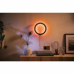 Luminaires Philips Applique murale Philips Hue Sana LED Noir, 1 lumière, Changeur de couleurs