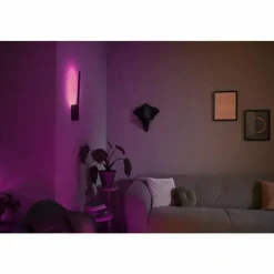 Luminaires Philips Applique murale Philips Hue White & Color Ambiance Liane LED Noir, 1 lumière, Changeur de couleurs