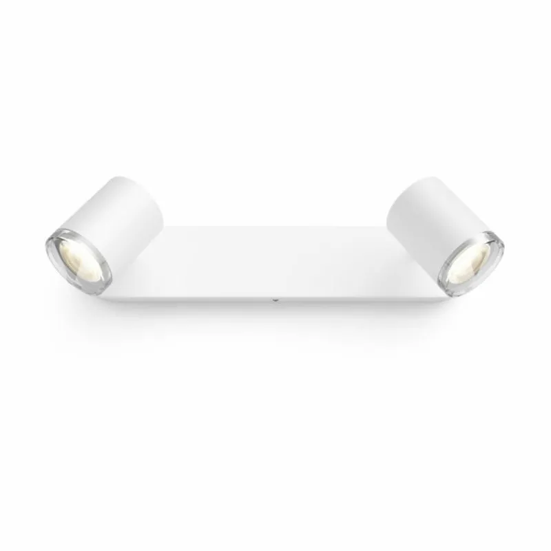 Luminaires Philips Applique murale Philips Hue Adore LED Blanc, 2 lumières, Télécommandes