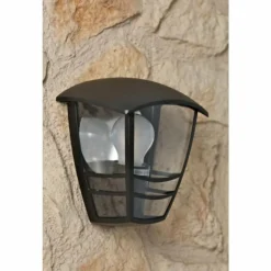 Luminaires Rustiques-Luminaires Philips Applique murale Philips myGarden CREEK Noir, Transparent, 1 lumière