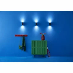 Luminaires Philips Applique murale Philips WiZ Up&Down LED Noir, 2 lumières, Changeur de couleurs