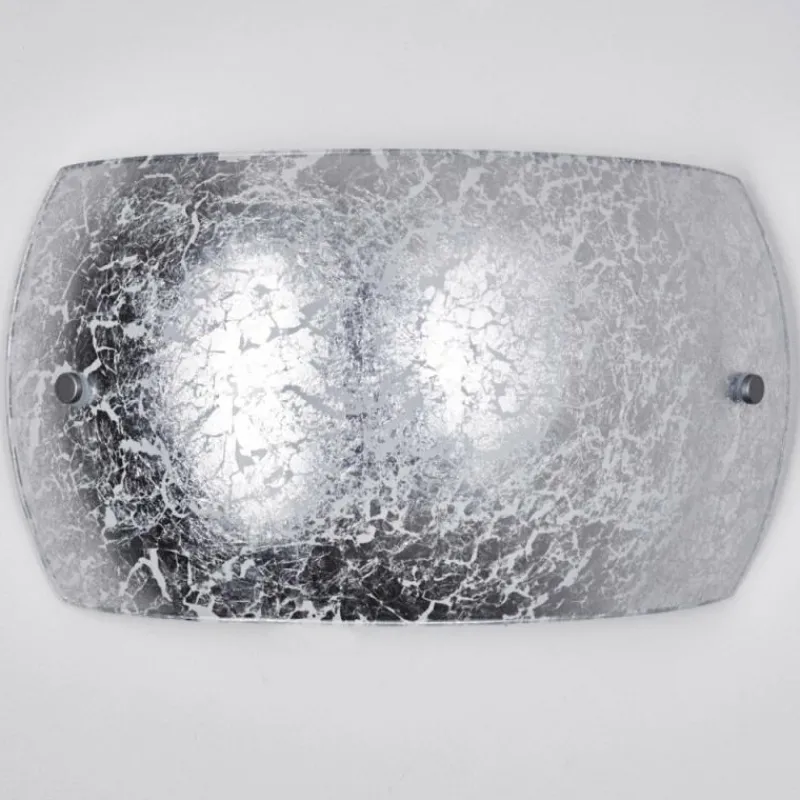 hofstein Applique murale Pilar Argenté, 2 lumières