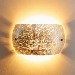 hofstein Applique murale Pilar Argenté, 2 lumières