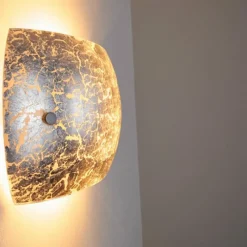 hofstein Applique murale Pilar Argenté, 2 lumières